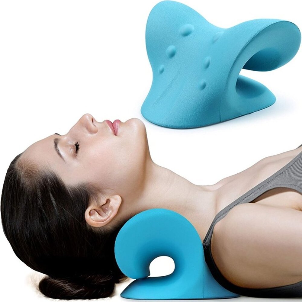 Neck and Shoulder Relaxer, Cervical Traction Device for TMJ Pain Relief - Picture 4 of 10